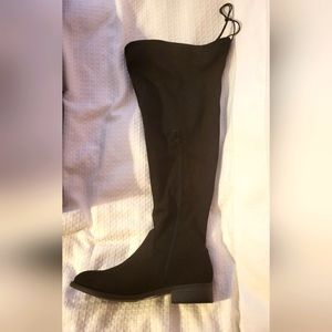 torrid Black Over-the-Knee Stretch Boots